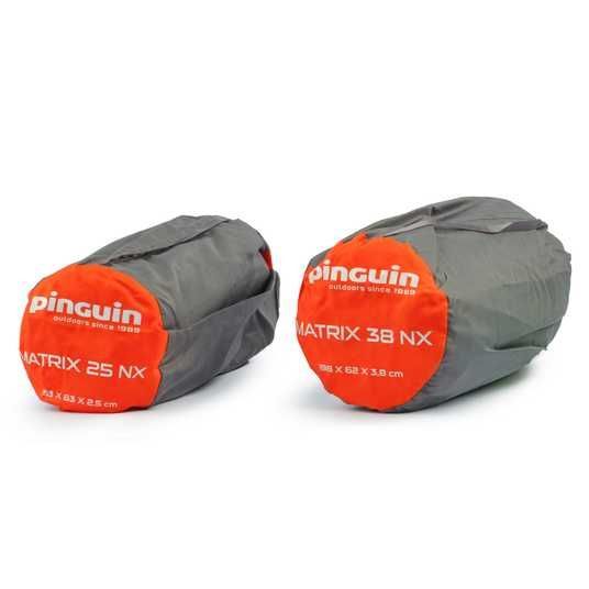 Самонадувающийся коврик Pinguin Matrix NX, 198x62x3.8см, Orange