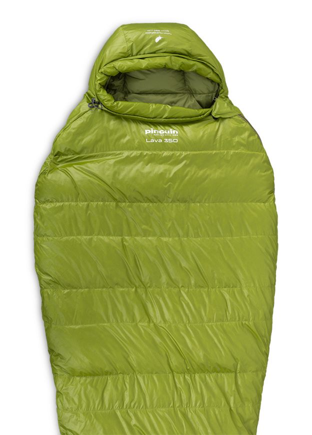 Спальный мешок Pinguin Lava 350 (2/ -4°C), 185 см - Left Zip, Green (PNG 242140)