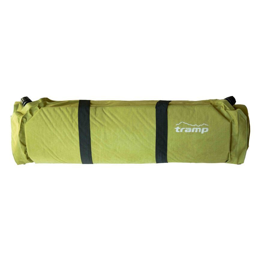 Коврик самонадувающийся Tramp Comfort с возможностью состёгивания, 198х65х9см, Olive (UTRI-016)