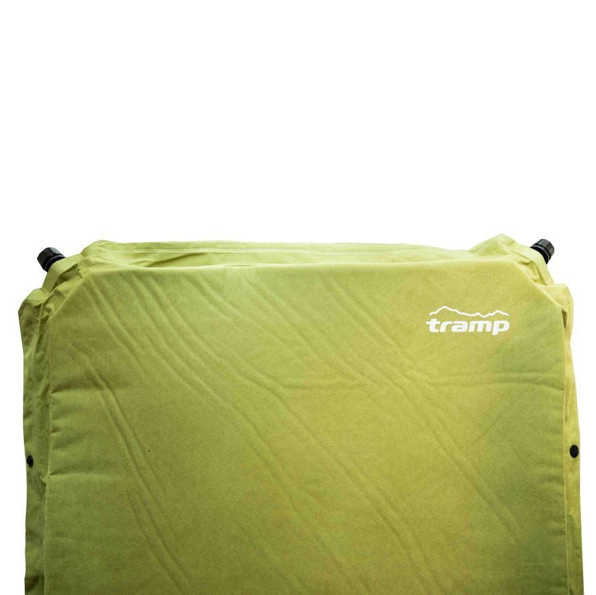 Коврик самонадувающийся Tramp Comfort с возможностью состёгивания, 198х65х9см, Olive (UTRI-016)
