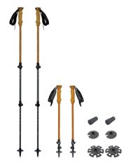 Трекинговые телескопические палки Pinguin Bamboo FL Foam, 63-135 см, Brown (PNG 810172)