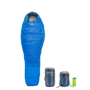 Спальний мішок Pinguin Comfort BHB Micro (-8/-16°C), 195 см - Left Zip, Blue (PNG 215762)