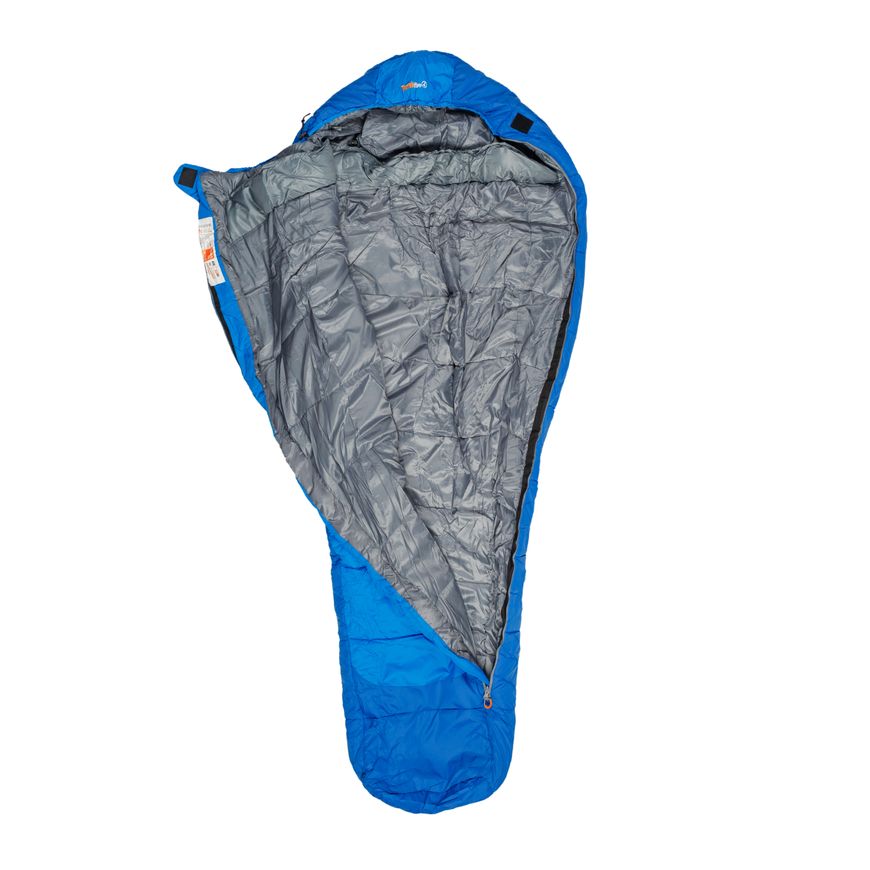 Спальный мешок Pinguin Mistral PFM (3/-3°C), 195 см - Right Zip,Blue