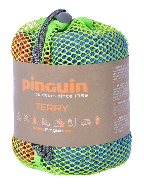 Рушник з мікрофібри Pinguin Terry Towel, L - 60х120см, Petrol (PNG 656.Petrol-L)