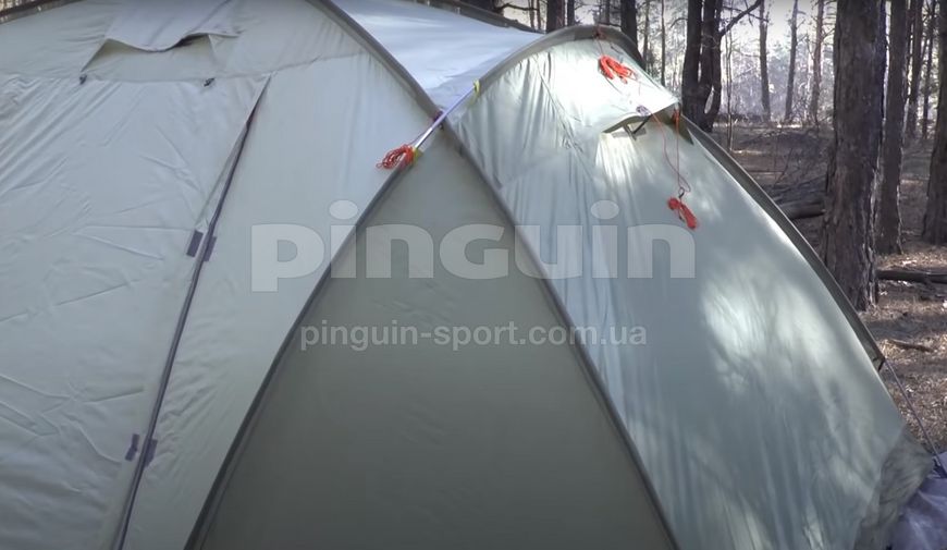 Палатка четырехместная Pinguin Base Camp Green, 4-местная (PNG 127.Green)