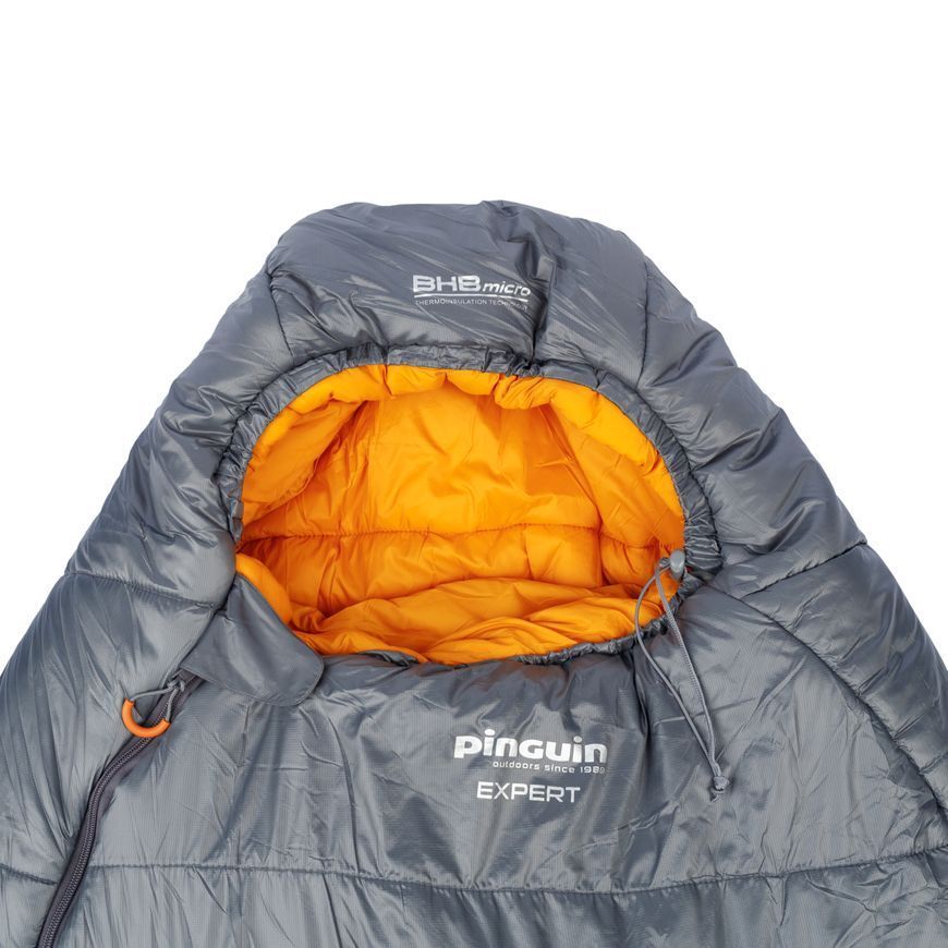Спальный мешок Pinguin Expert (-8&deg;С/-16&deg;С), 195 см - Left Zip, Grey (PNG 233384) 2020