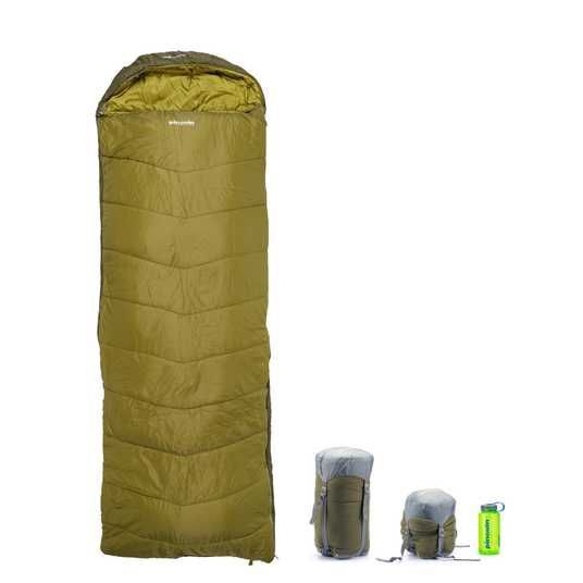 Спальный мешок Pinguin Safari (4/1°C), 190 см - Left Zip, Khaki